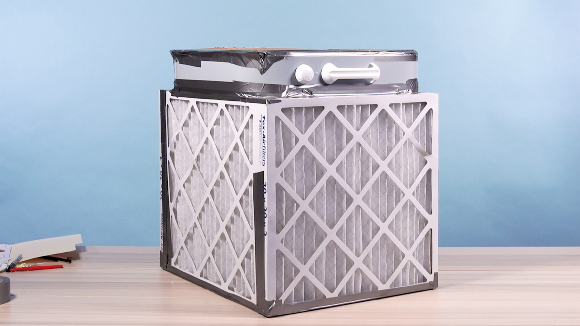 How to make a DIY air filter with a box fan to protect against covid - The  Washington Post