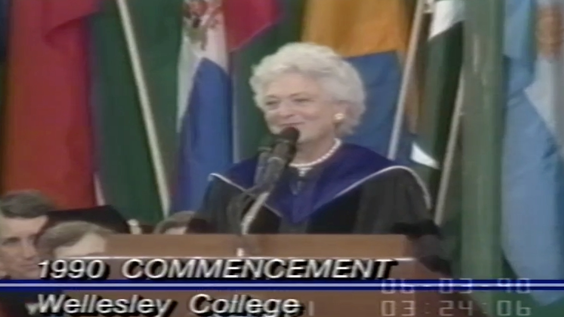 Barbara Bush S Death She Wowed Wellesley Feminists With A 1990 Commencement Speech The Washington Post