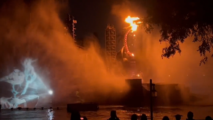 Disney World suspends fire effects on Magic Kingdom dragon