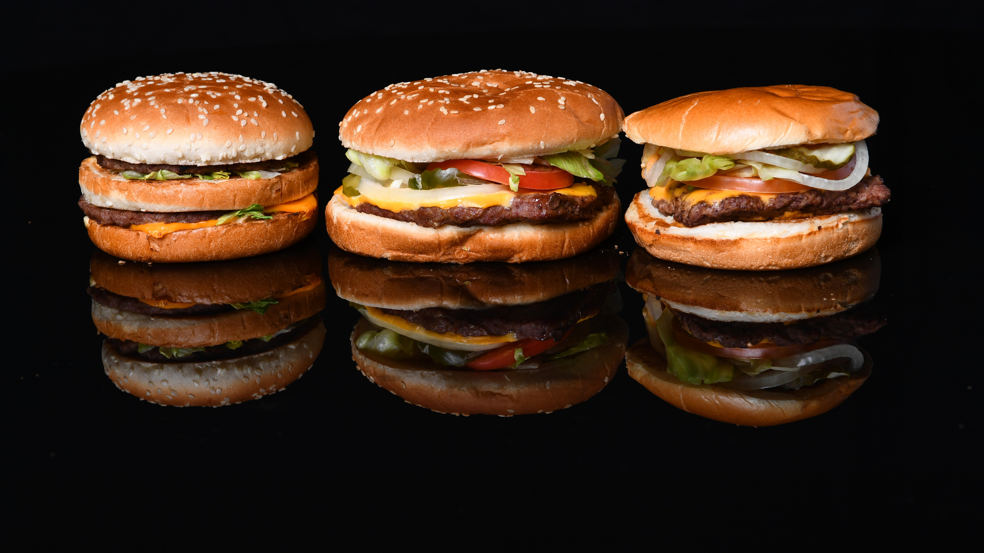 I tried the Big Mac, Whopper and Dave's Single. They share the