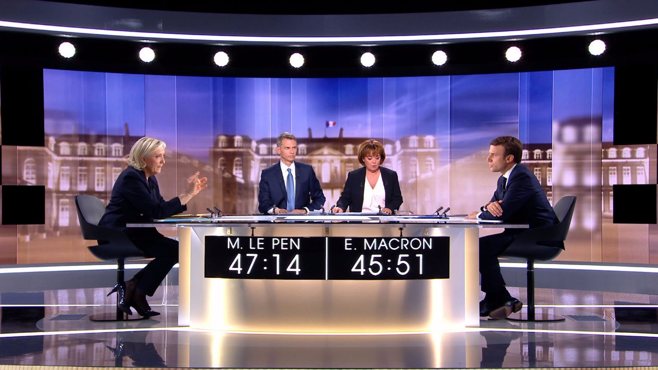 macron vs le pen debate