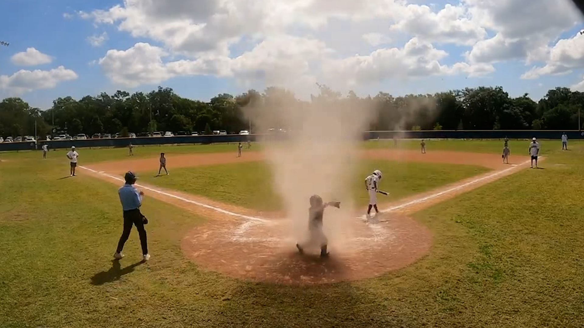 A 7-Year-Old Baseball Umpire!