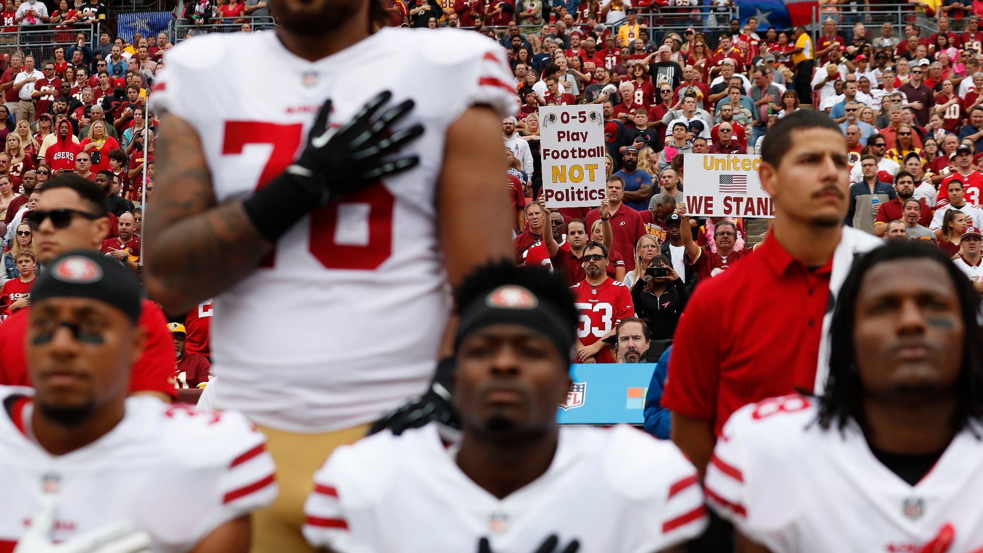 Nfl To Fine Teams Whose Players Protest National Anthem