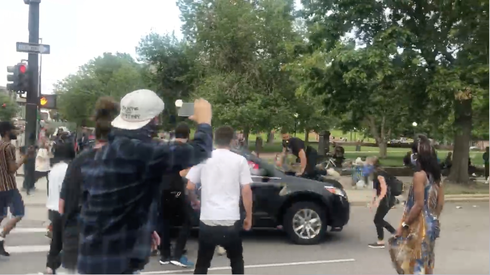 Protests Fires Rage Through The Night In Minneapolis The