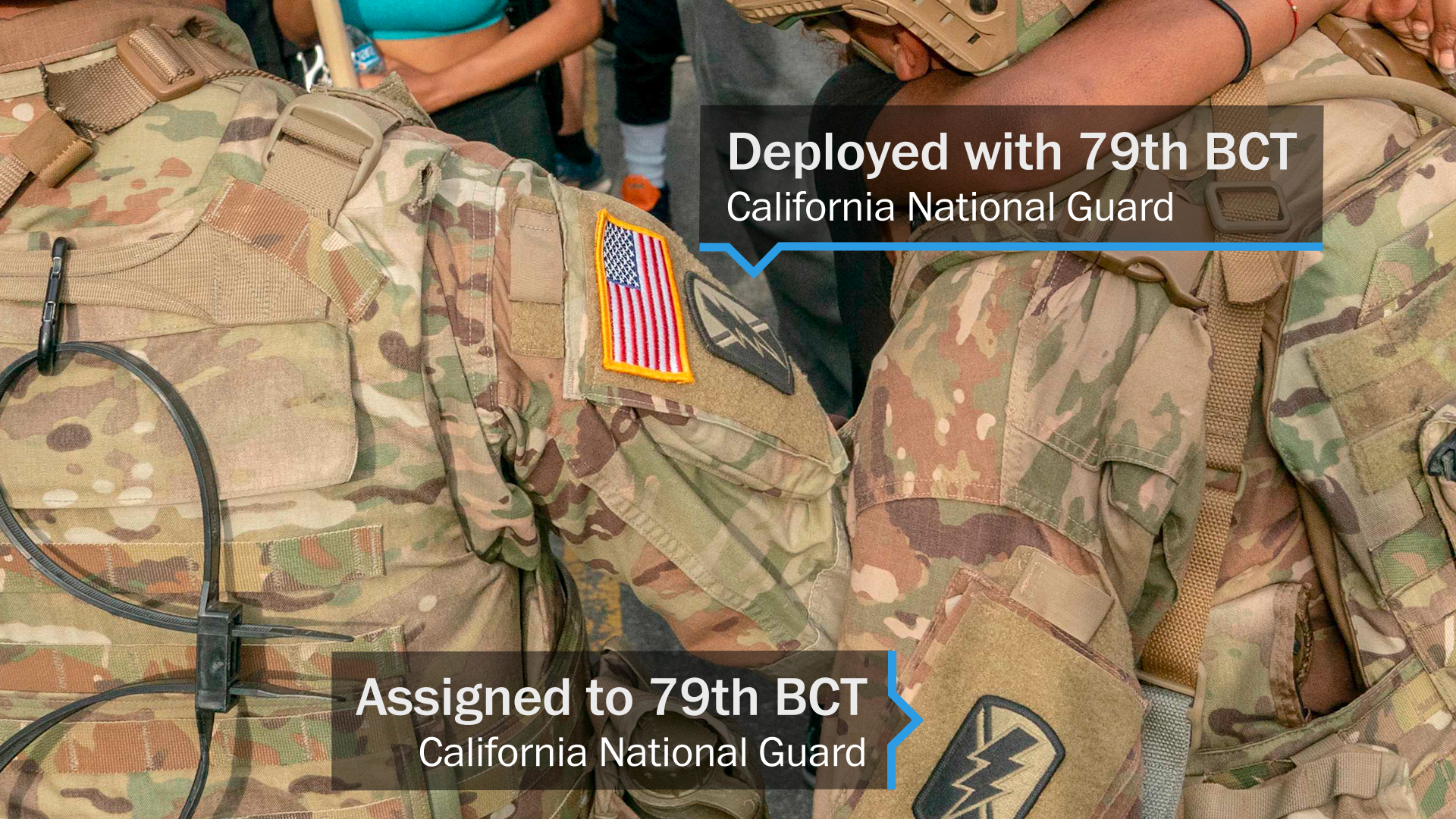 What National Guard troops do when deployed to help with