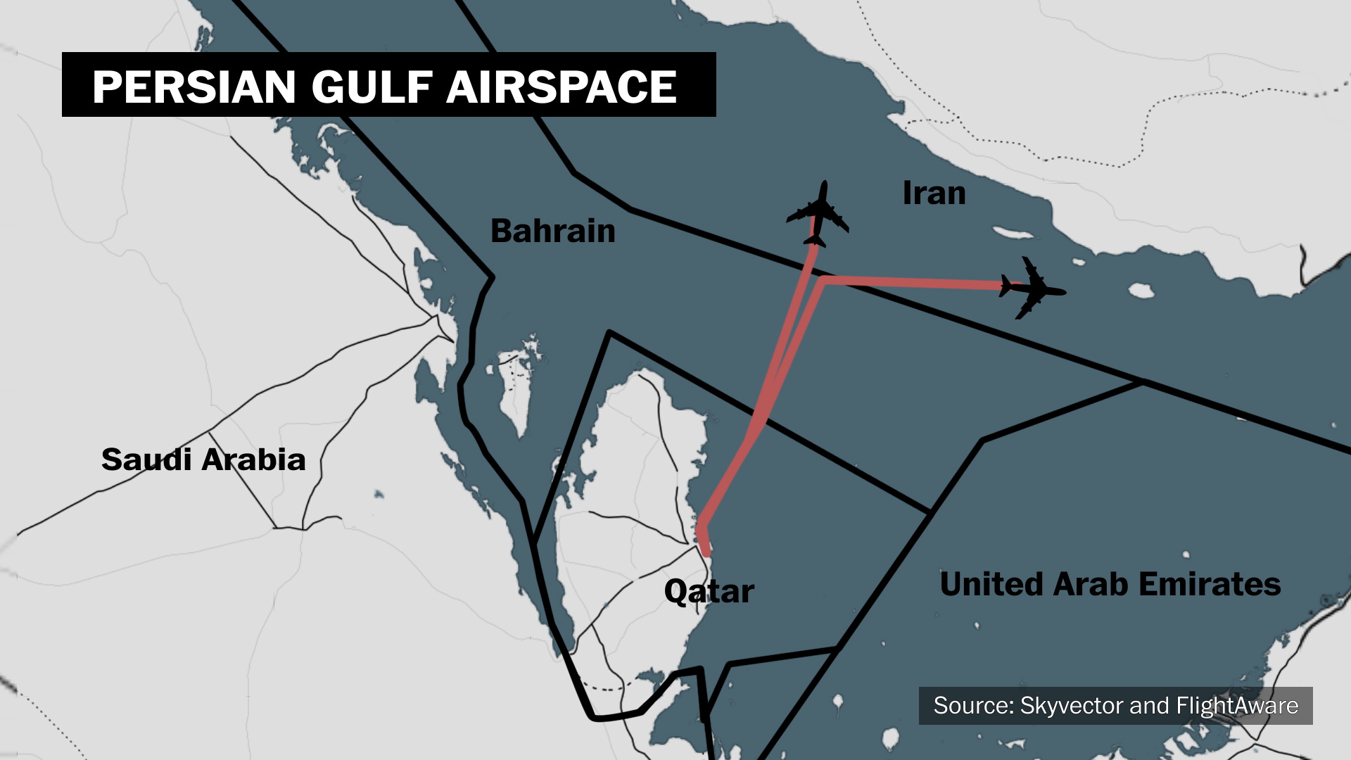 Three maps show how the Qatar crisis means trouble for Qatar