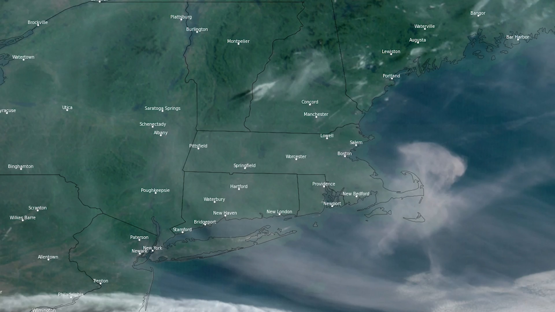 See a satellite view of wildfire smoke from Canada across the U.S. - The  Washington Post