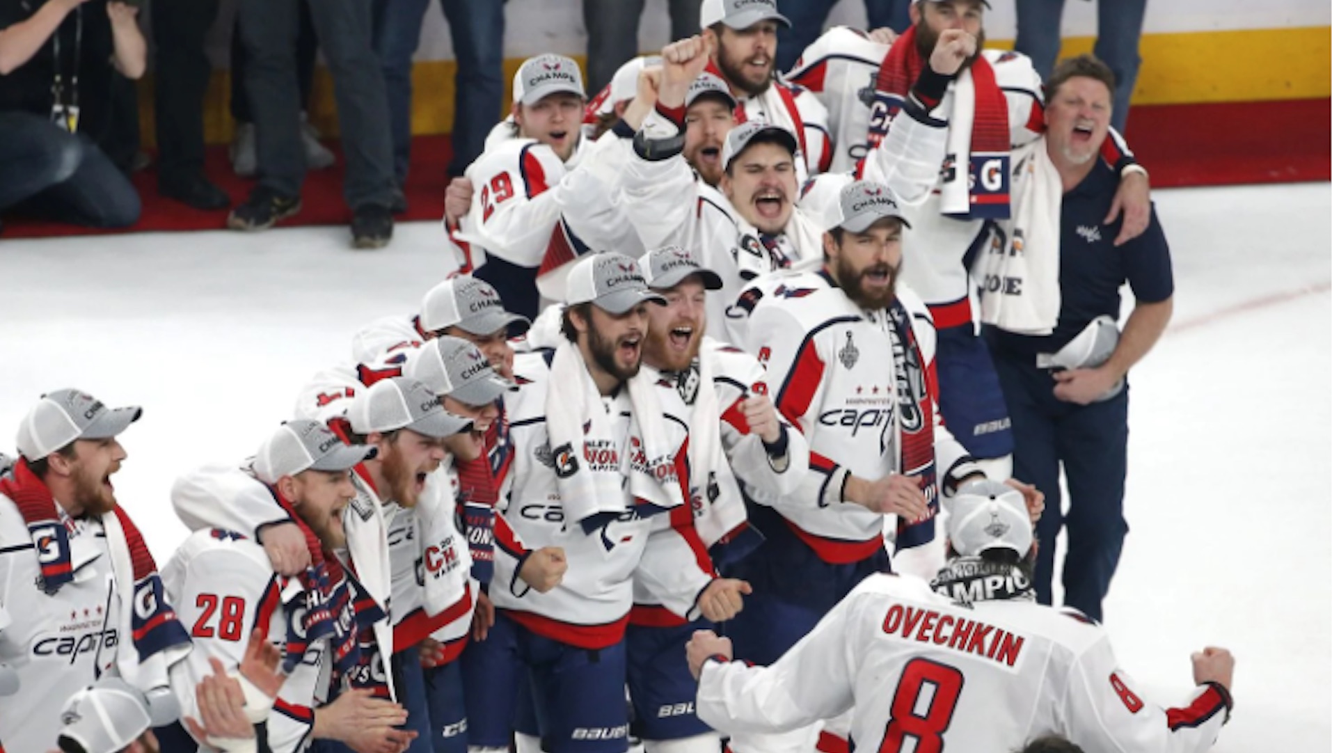 T.J. Oshie Washington Capitals 2018 Stanley Cup Champions