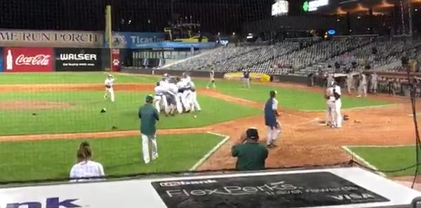 Mullet-On-Mullet Sucker Punch Turns High School Baseball Handshake Line  Into Chaos