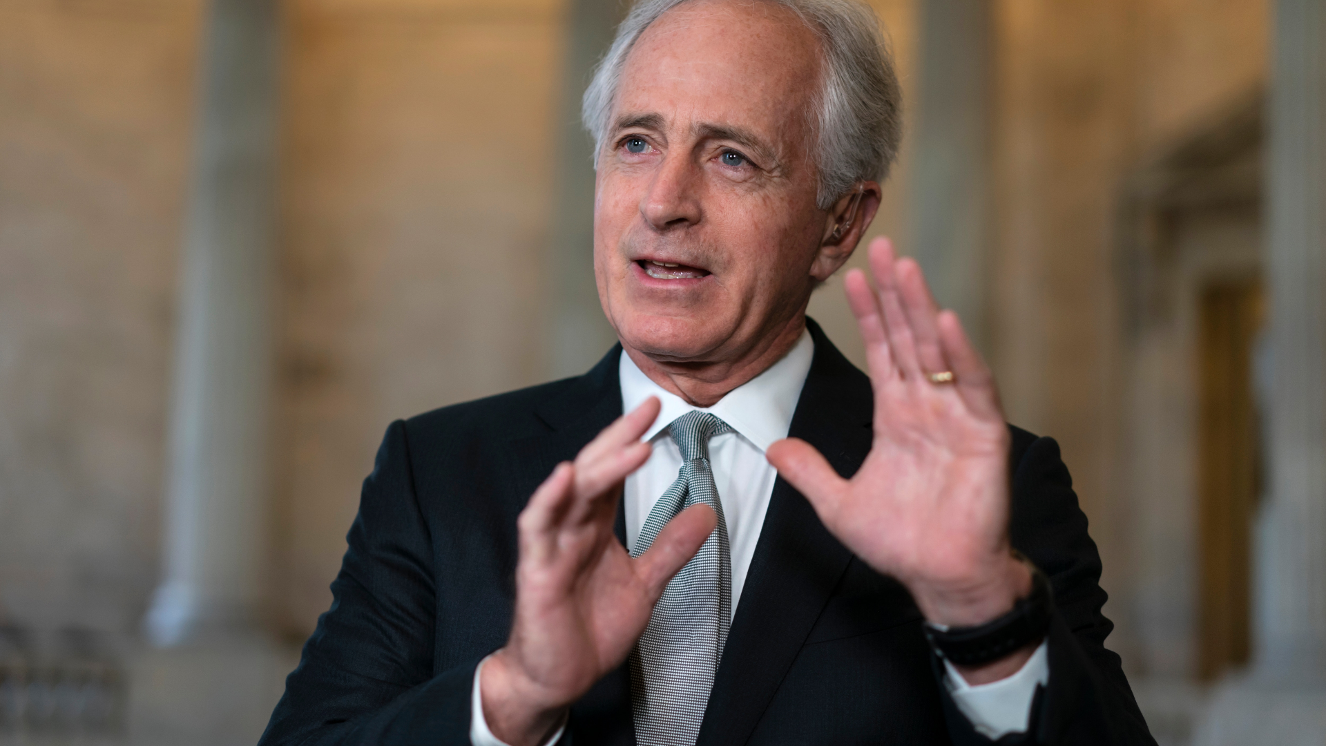 Bob Corker loses it on the Senate floor — and it’s about time