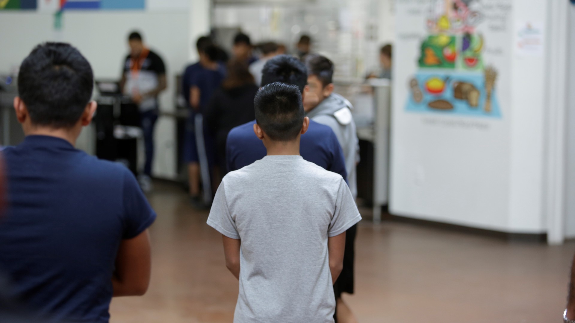 Inside the converted Walmart where the . is holding nearly 1,500  immigrant children - The Washington Post