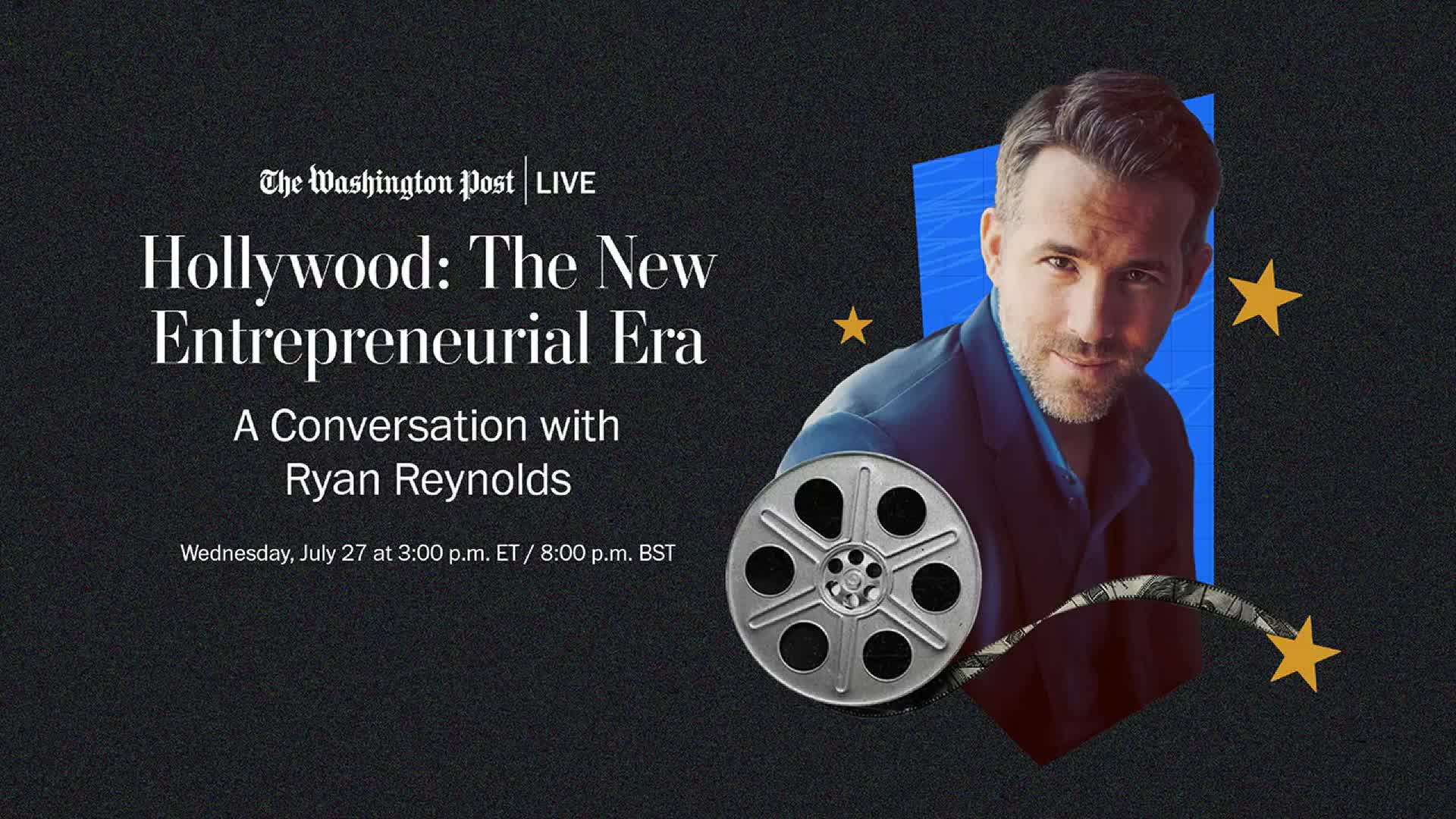 Ryan Reynolds - Variety500 - Top 500 Entertainment Business Leaders