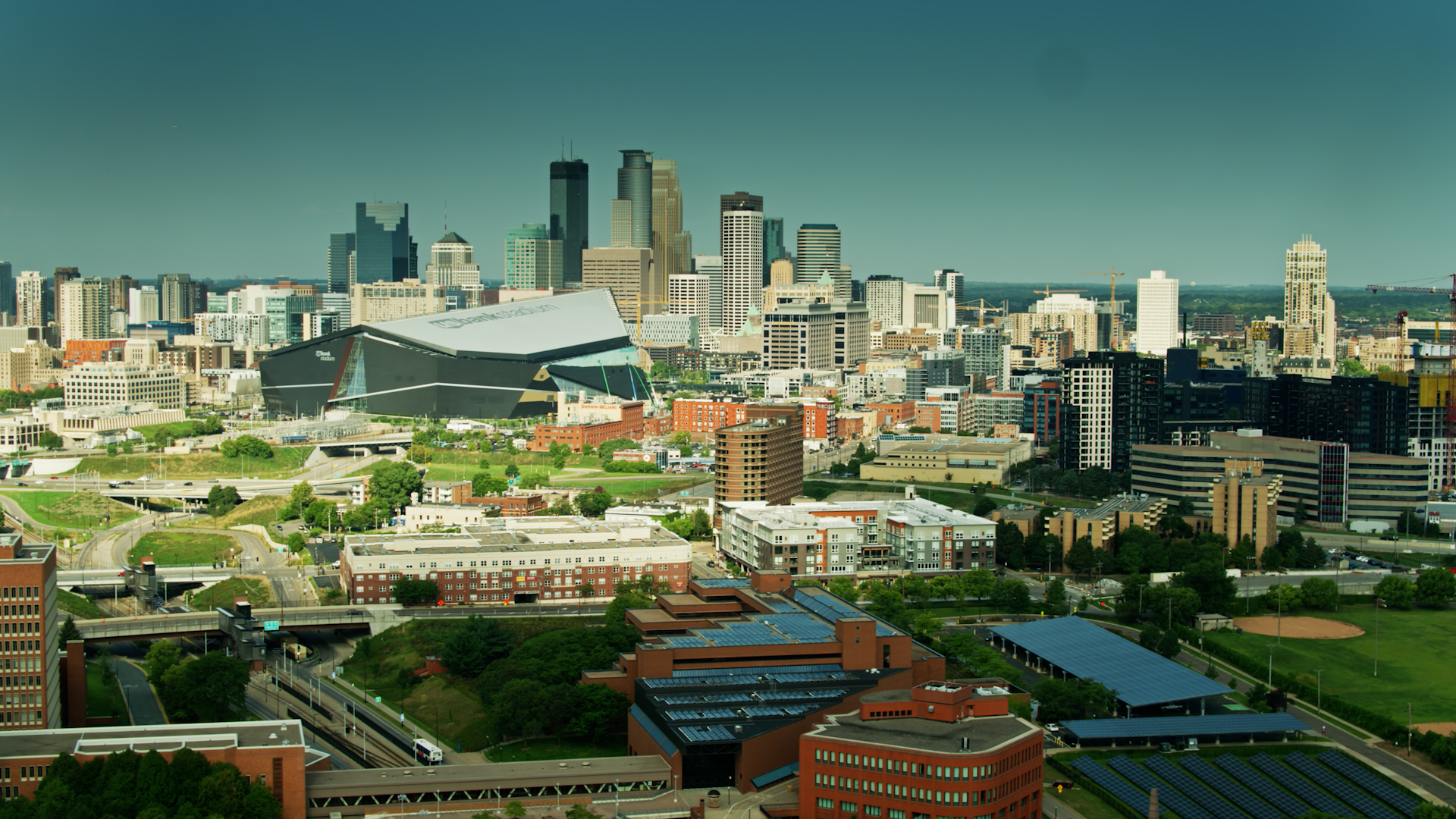 Can you identify these 6 NFL cities from their stadium skyline