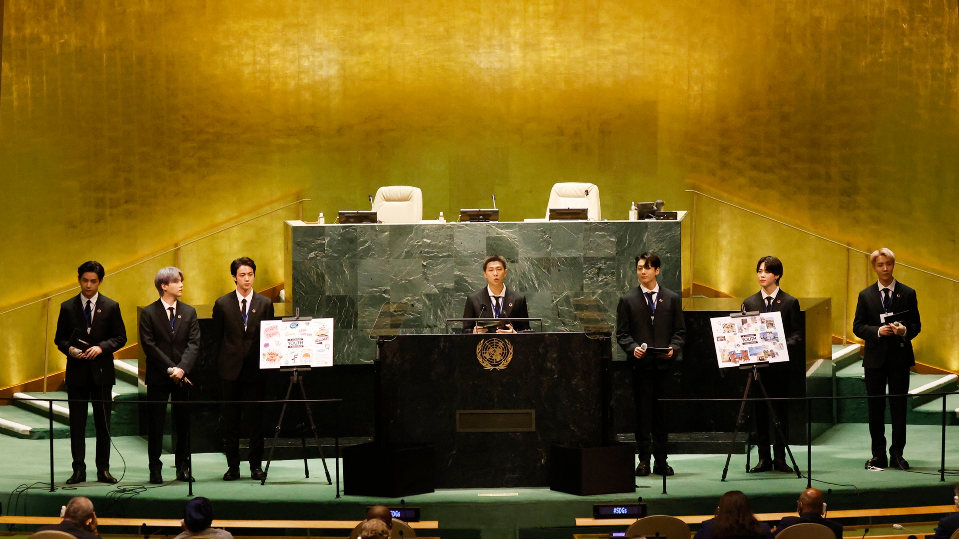 BTS Speak at the 2021 UN General Assembly Meeting, Video