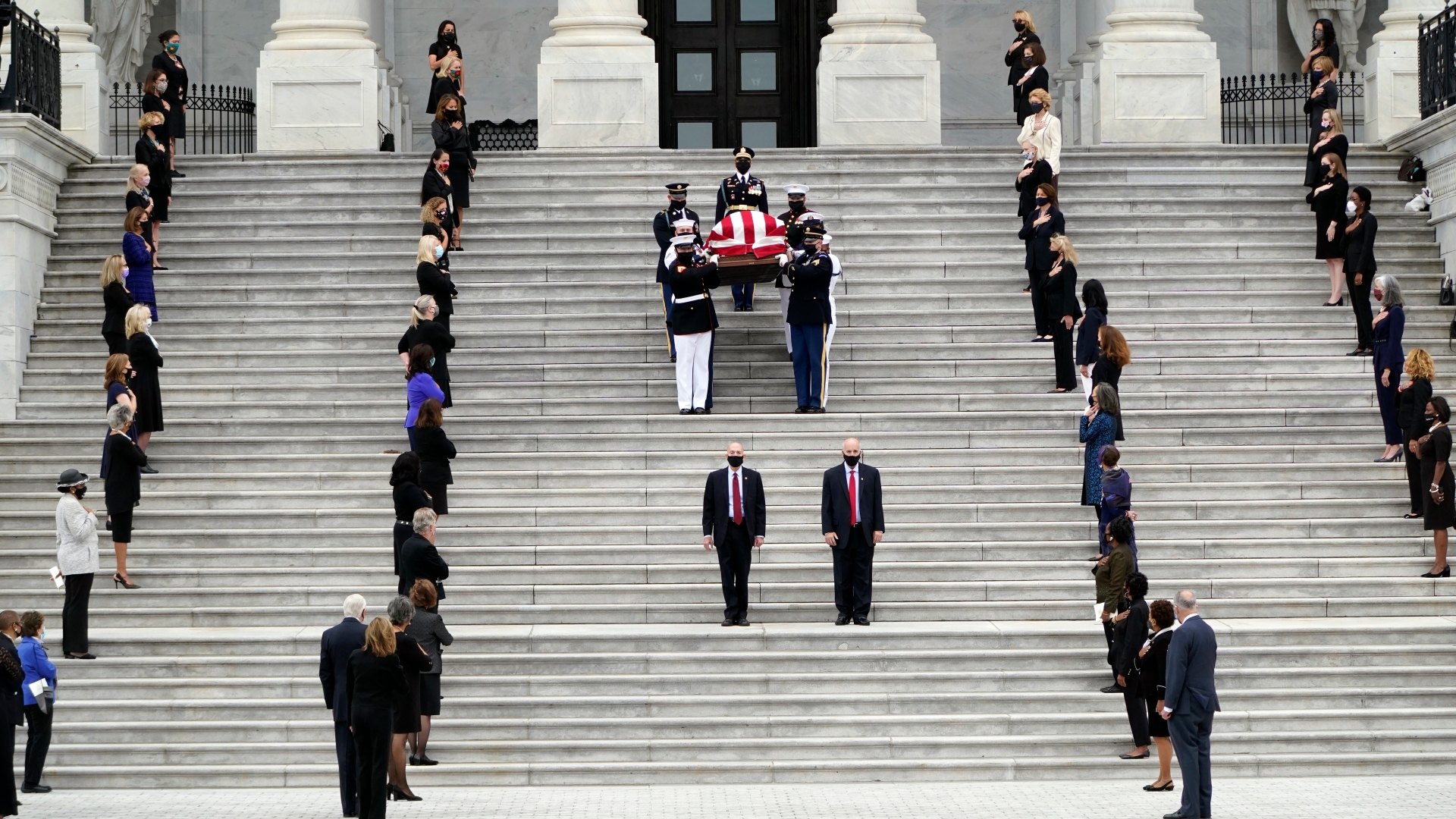 Biden To Pay Respects To Ginsburg While Trump Puts In Full Day On Campaign Trail The Washington Post