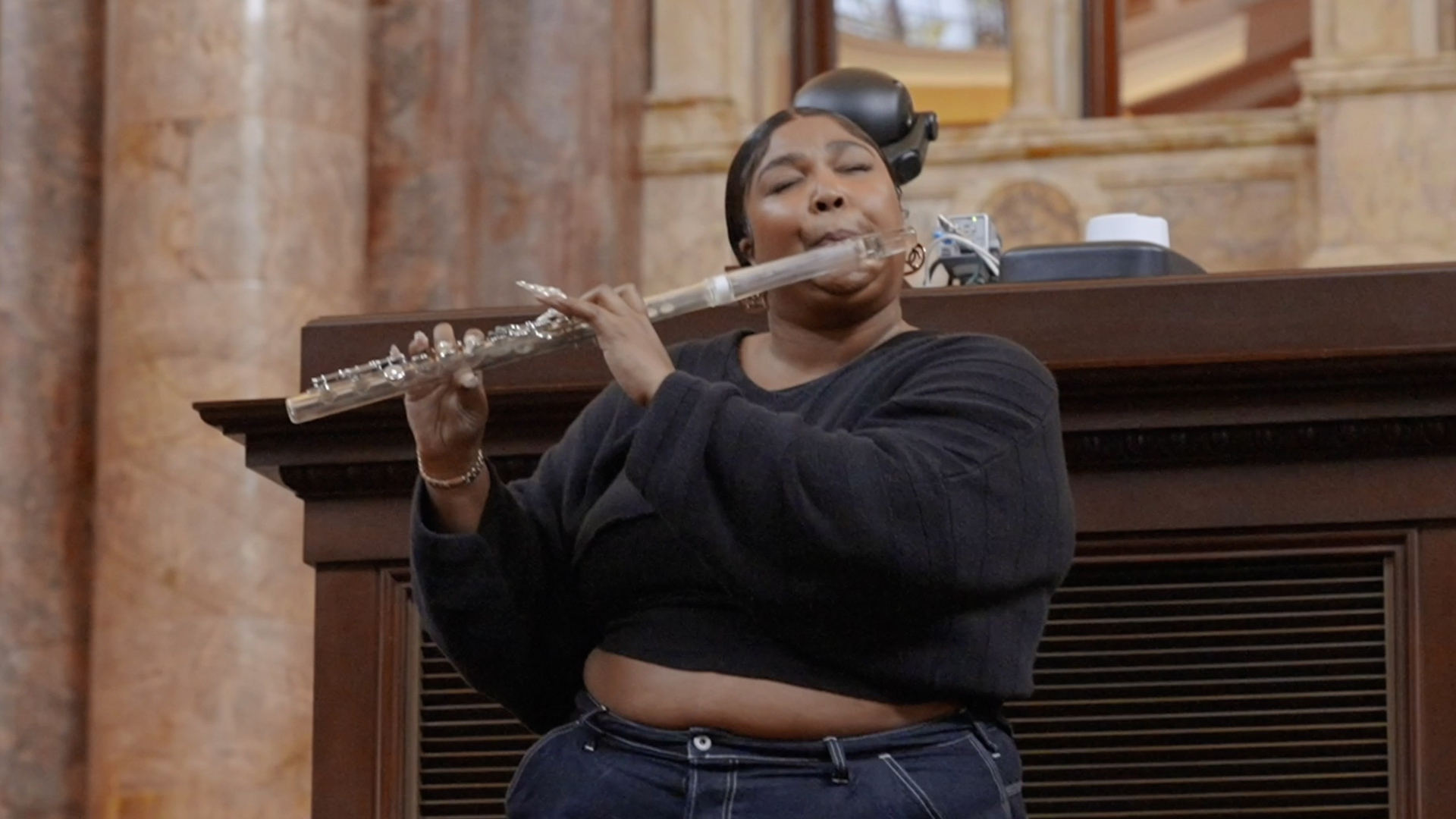 Lizzo played James Madison's crystal flute. The racists responded