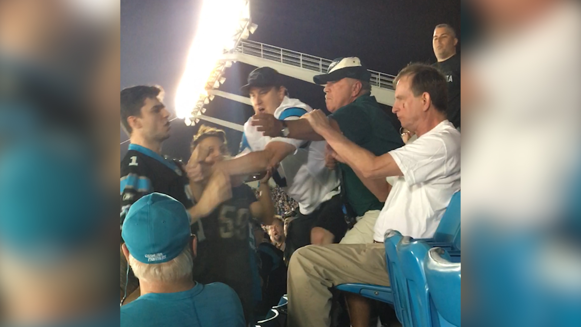 Fan Who Left 62 Year Old Bloodied After Sucker Punch Incident At Carolina Panthers Game Arrested The Washington Post