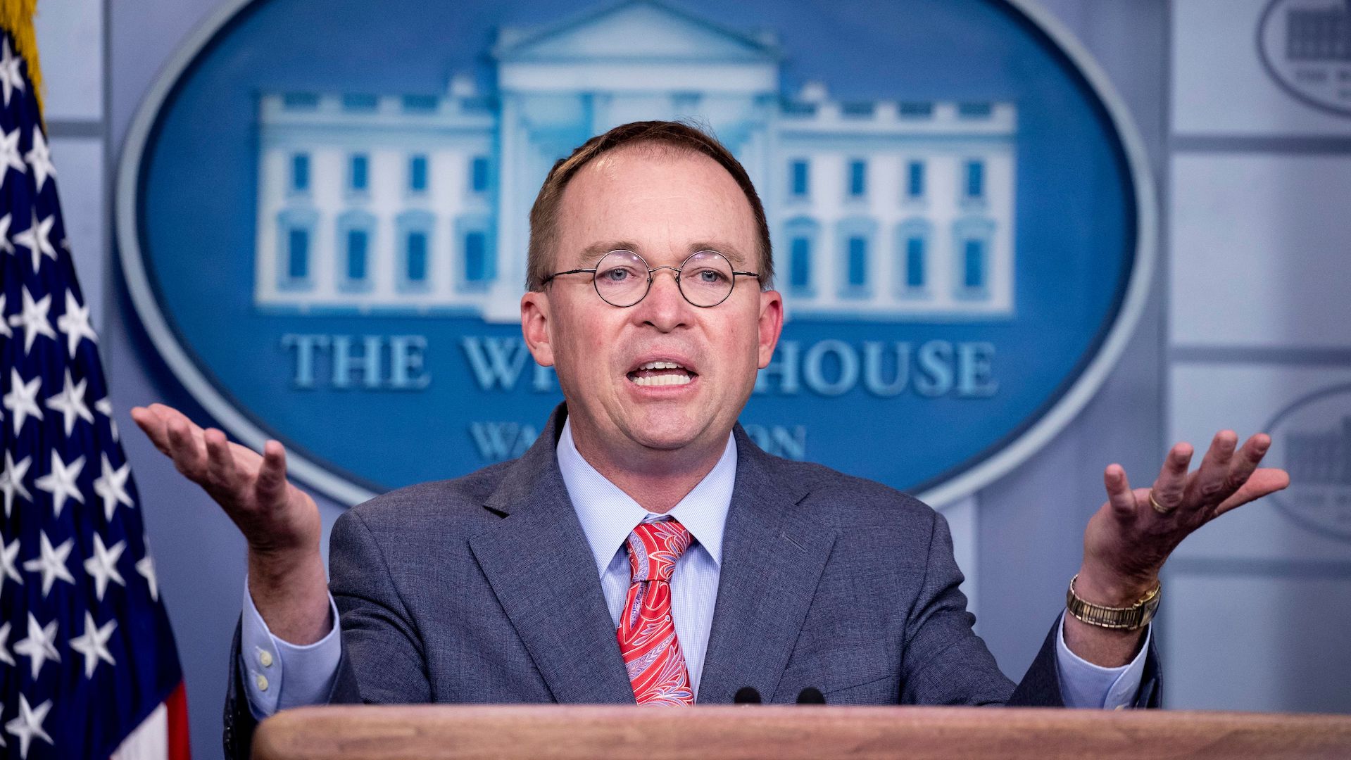 After saying Trump held back aid to pressure Ukraine, Mulvaney tries to walk back comments