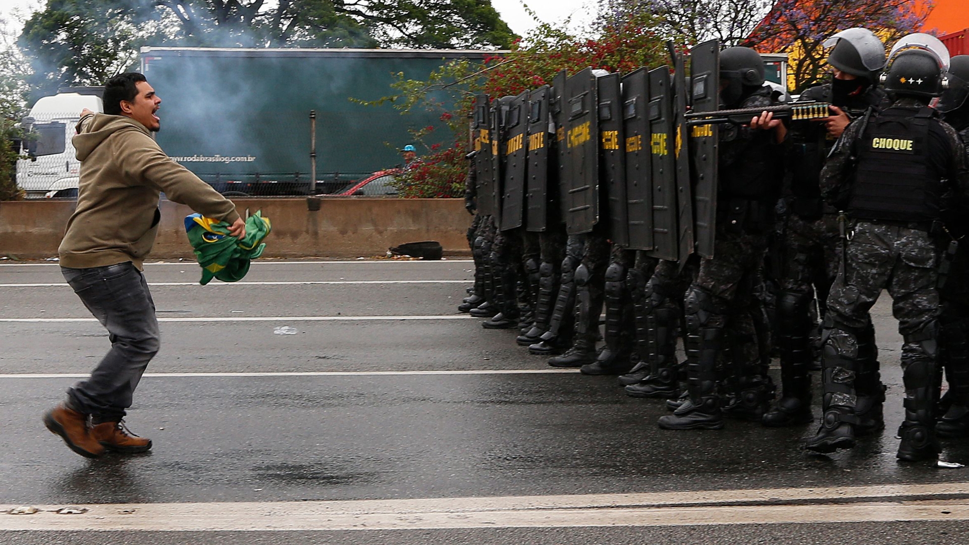 Brazil's Bolsonaro urges protesters to lift road blockades