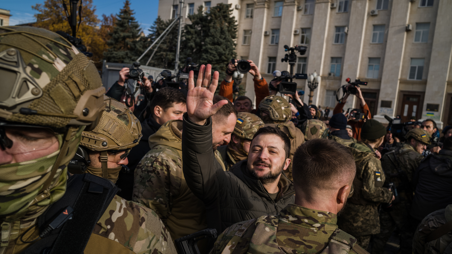 1920px x 1080px - In visit to Kherson city, Zelensky sees 'beginning of the end of the war' -  The Washington Post