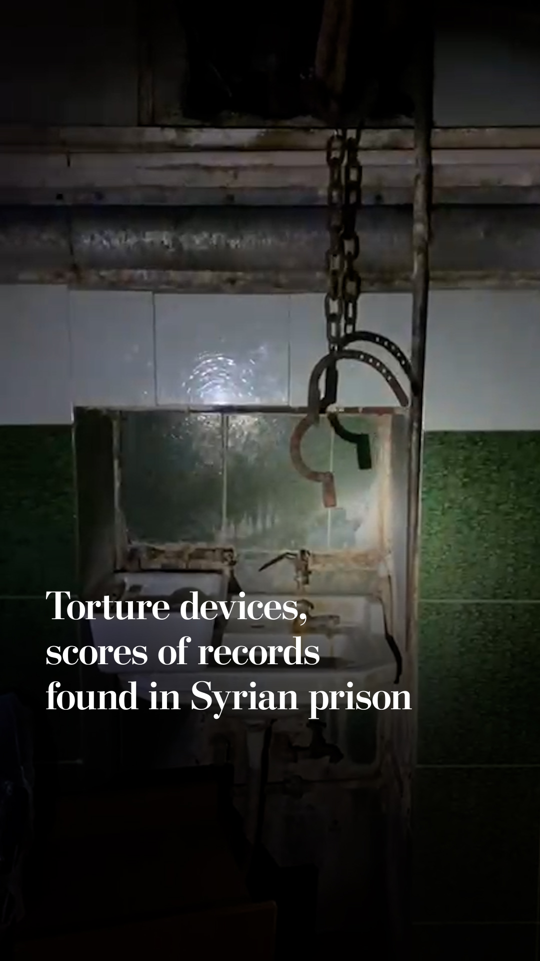 torture Torture devices, scores of records found in Syrian prison
