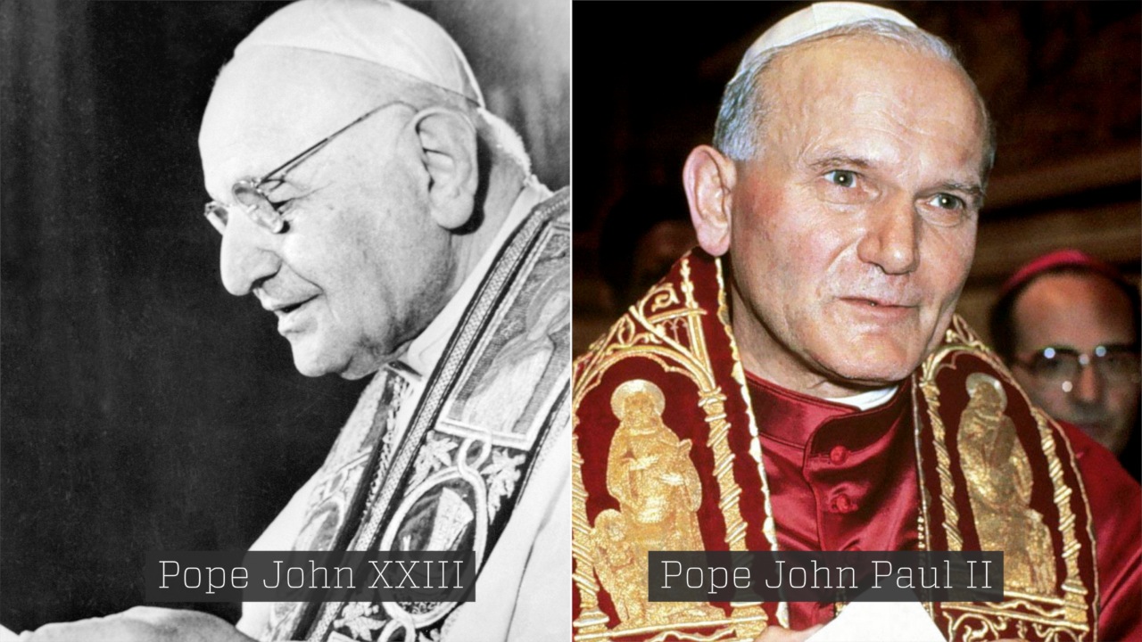 Byg op Massage tjene Ancient Vatican ceremony makes saints of John Paul II and John XXIII - The  Washington Post