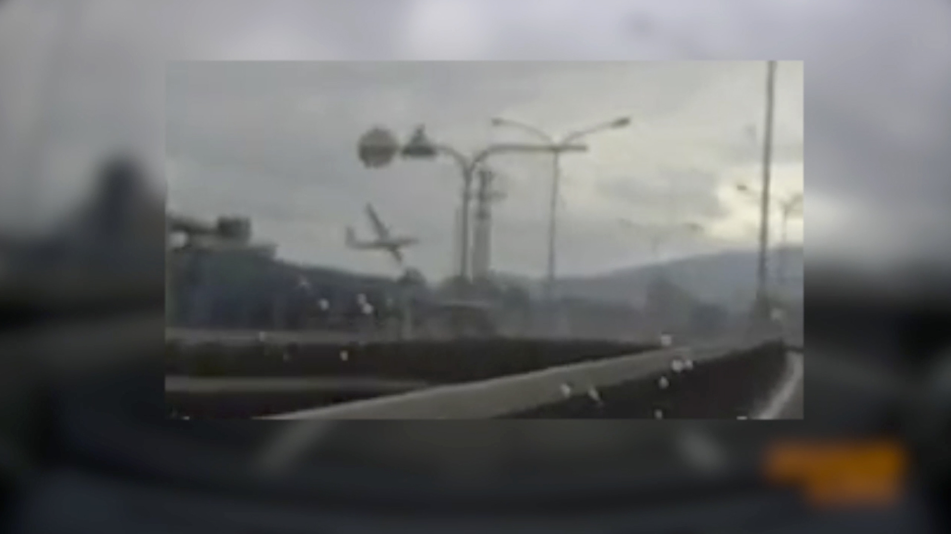 Dramatic Footage Of Airplane Crash In Taiwan