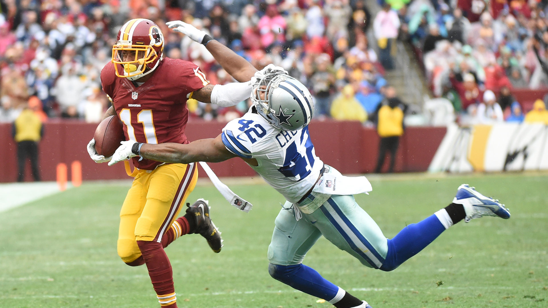 No mailing it in as Cowboys top Redskins 44-17