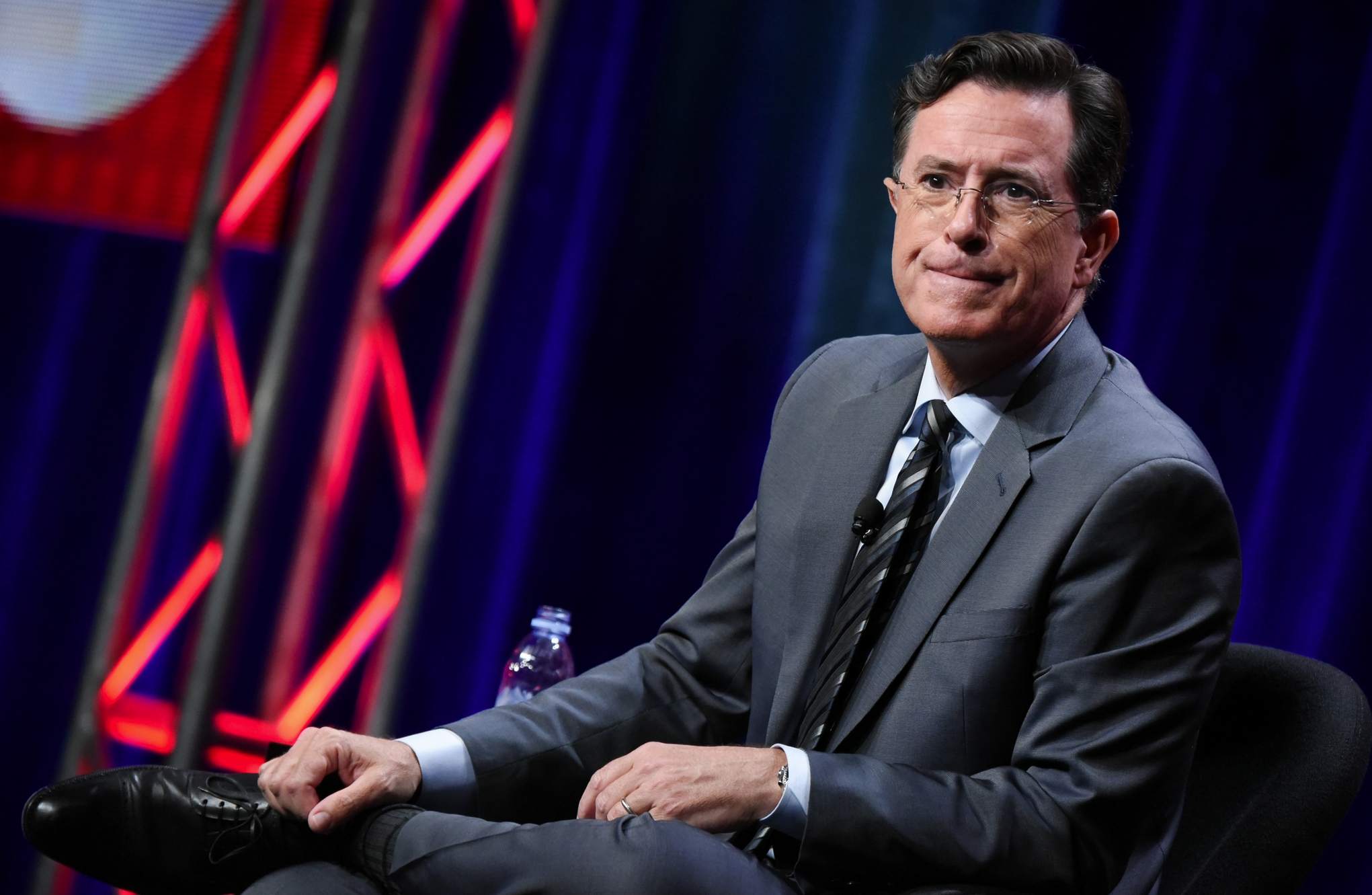 What will be Stephen Colbert's first joke on 'The Late Show'?