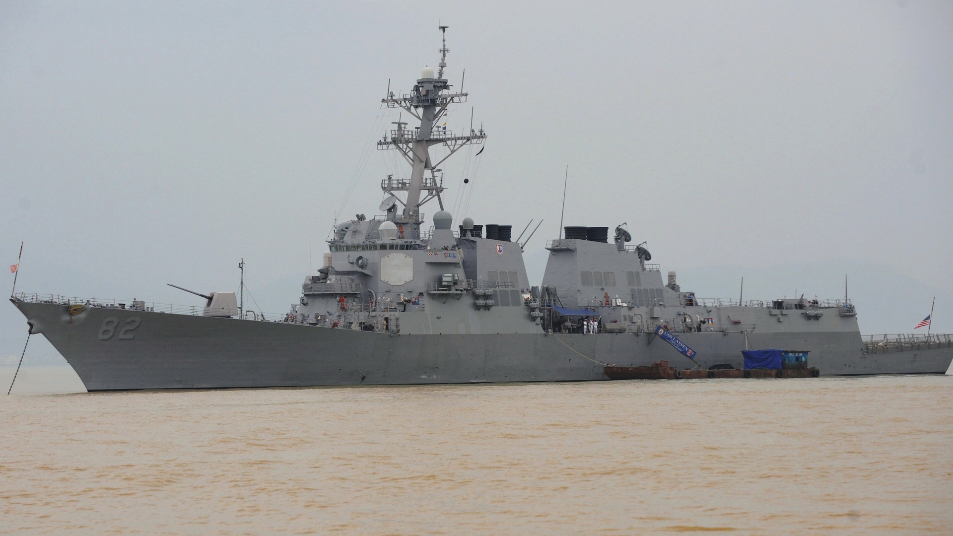 China says U.S. naval destroyer sailing close to Chinese-built island damages peace and stability