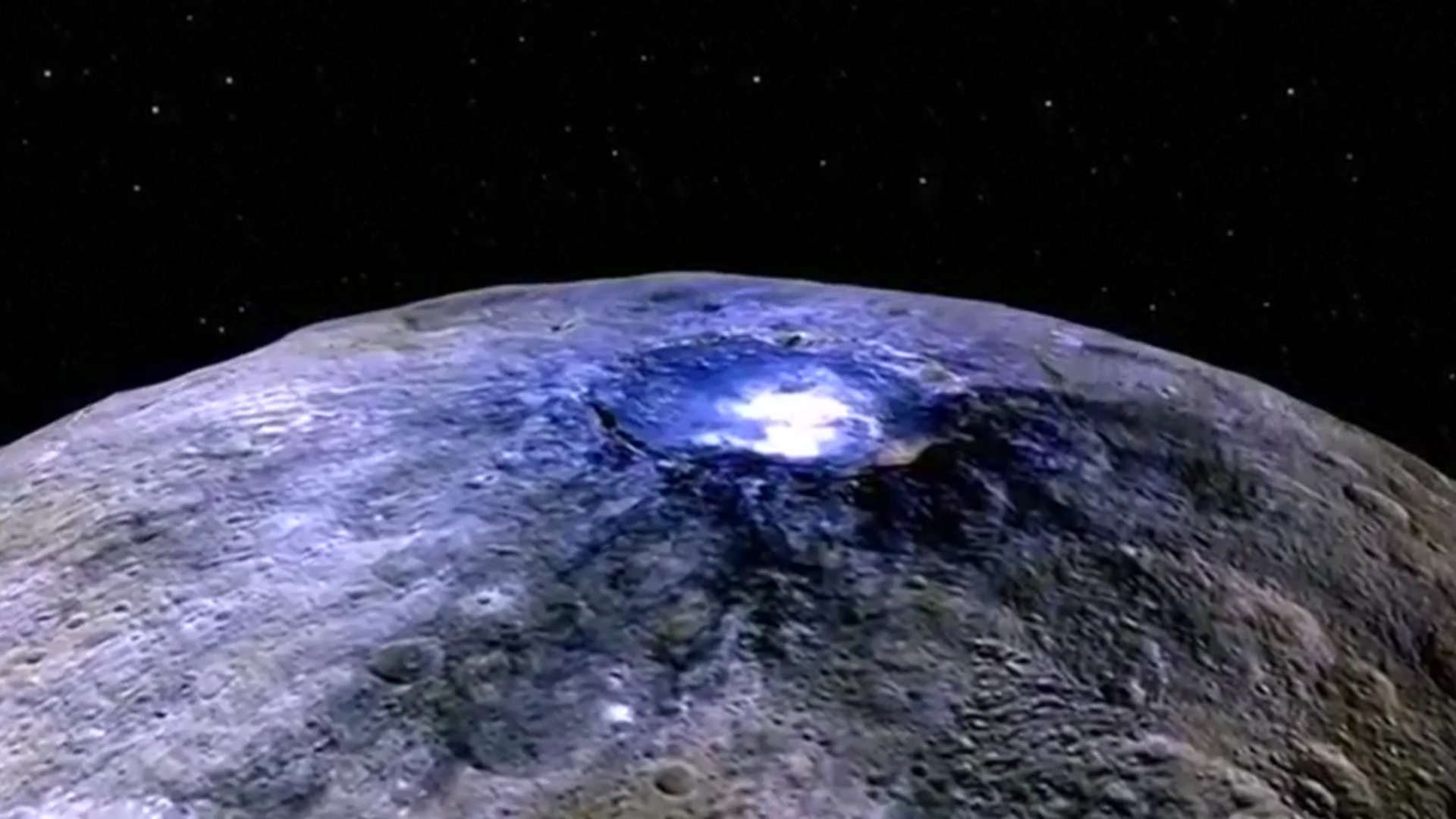 Mysterious bright spots light up Ceres's surface.