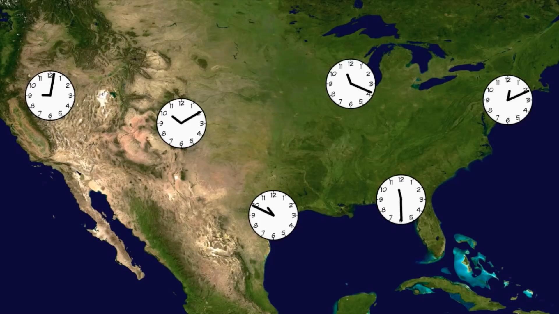 live time zone map