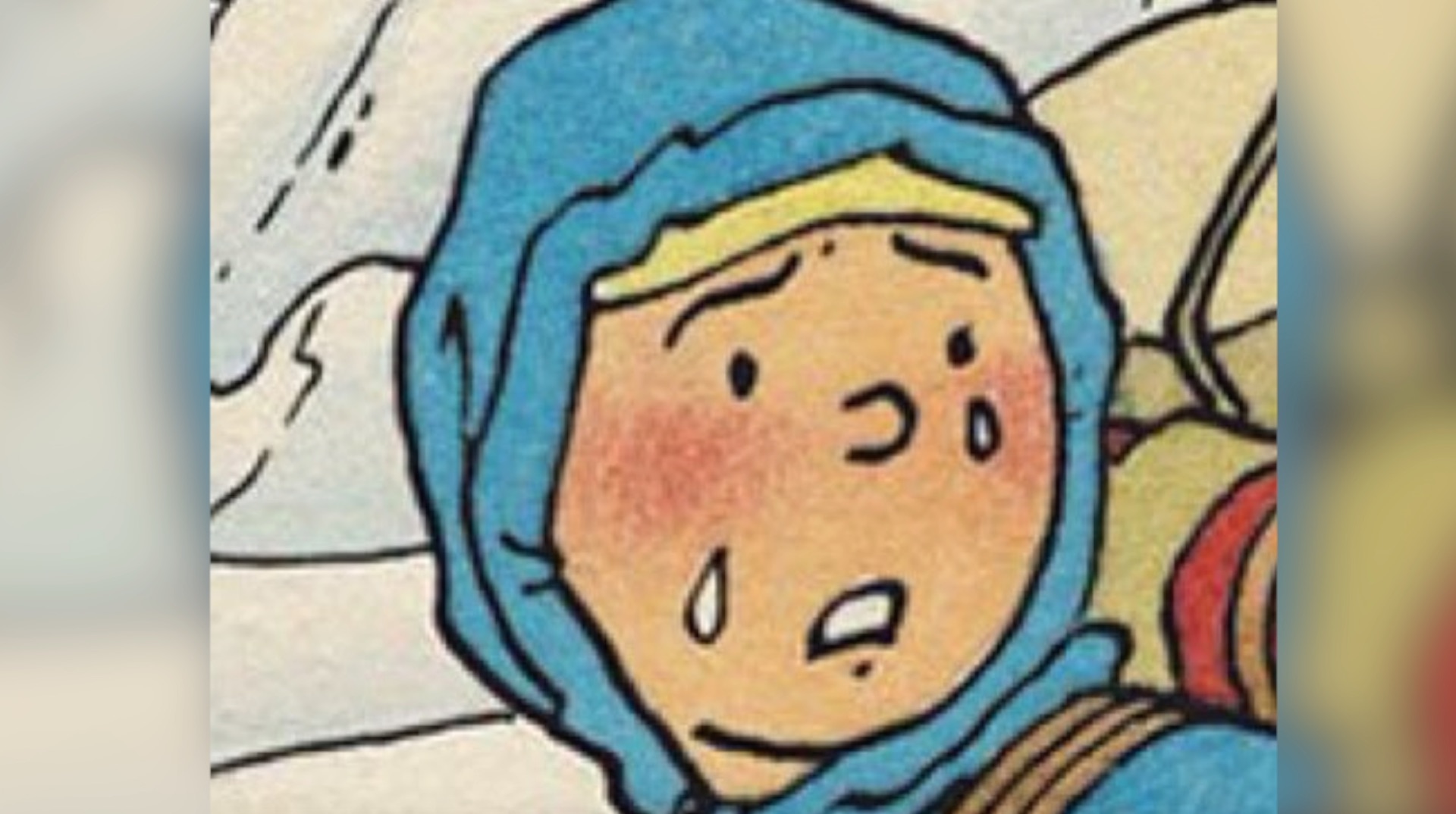 Crying Tintin becomes symbol of grief after Brussels attacks