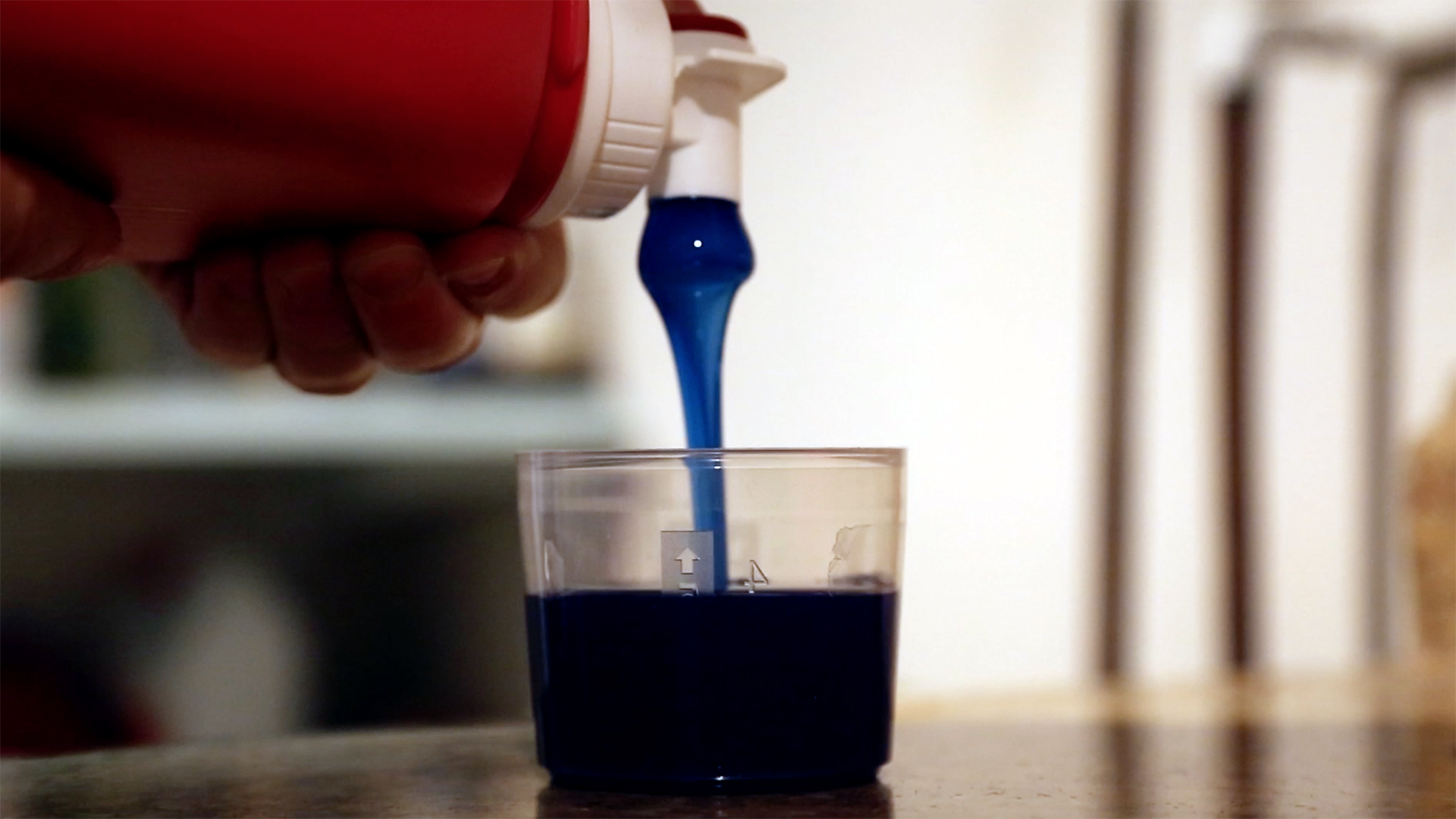 Tired of that sticky (constantly accumulating) residue on the bottom of  your laundry detergent cup? Just throw it in with the wash. It doesn't  melt, it adds a tiny bit of detergent