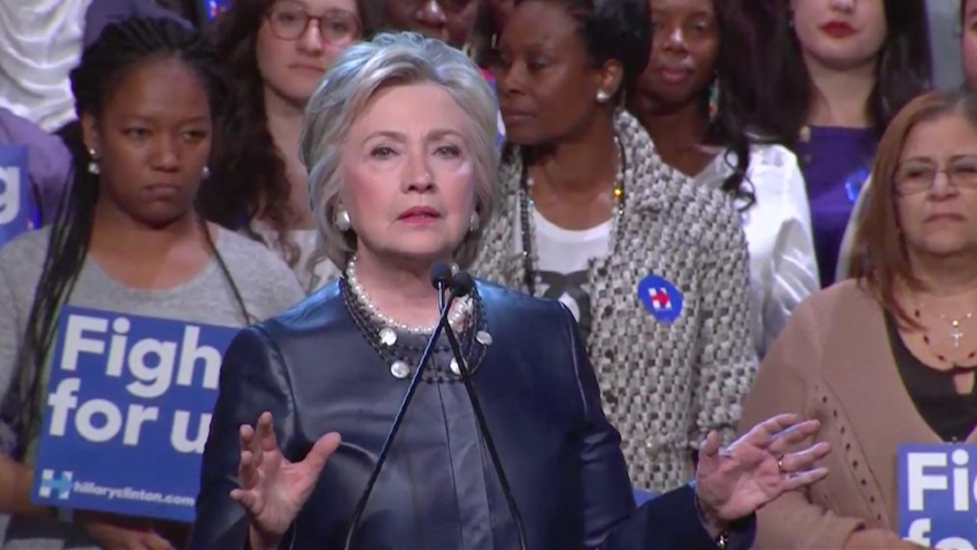 New campaign ad by Hillary Clinton targets Donald Trump in New York