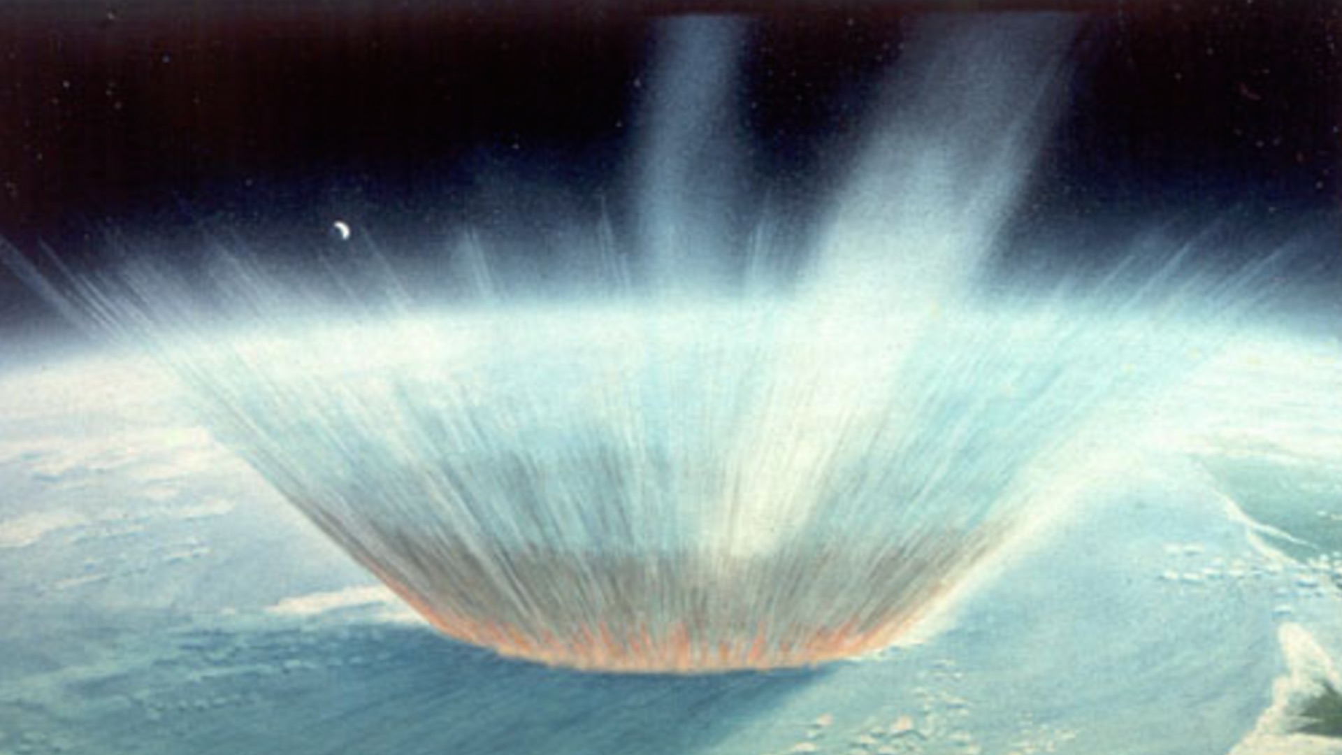 chicxulub crater from space