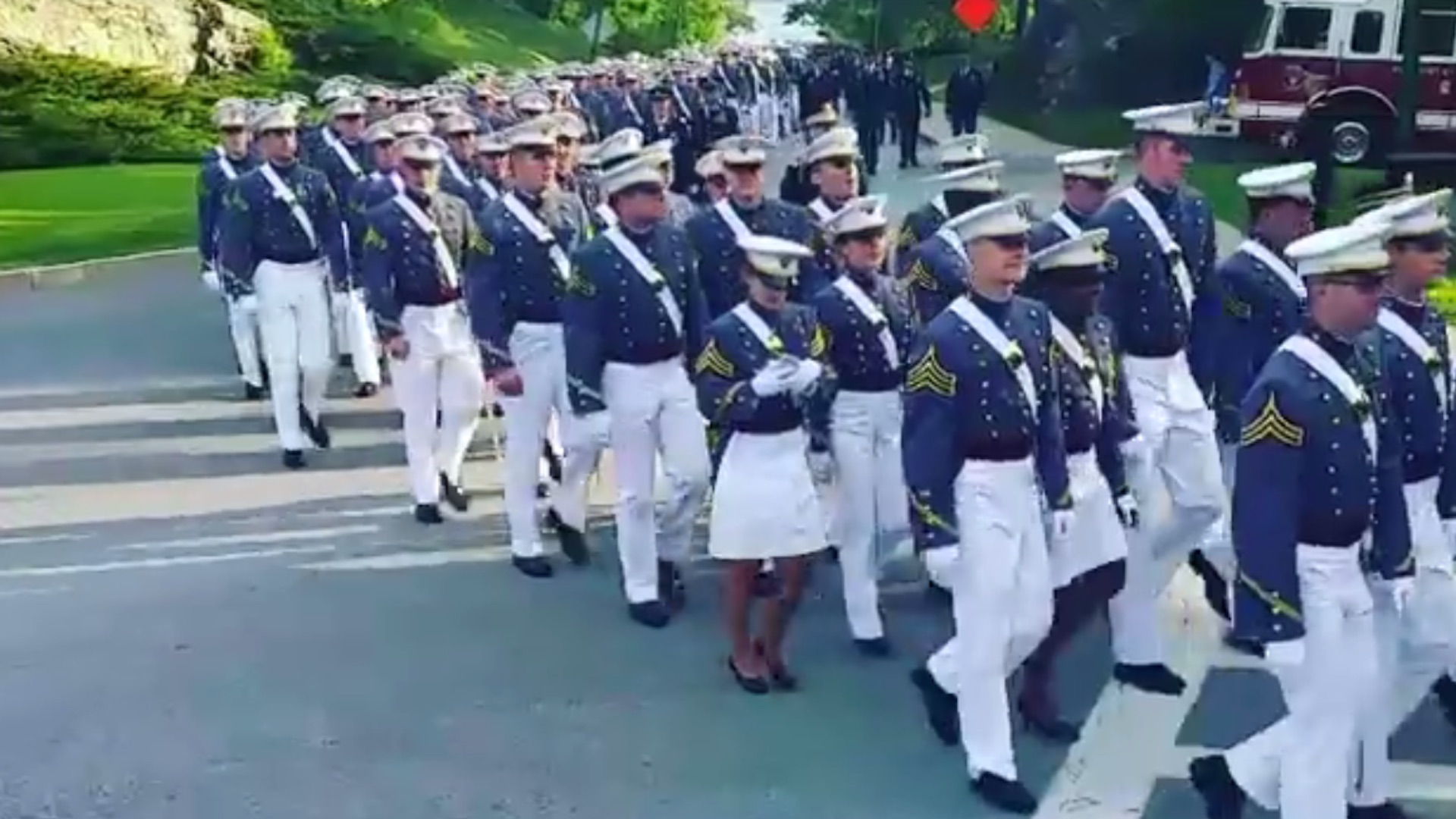 Texting Cadet Draws Attention At West Point Graduation - 