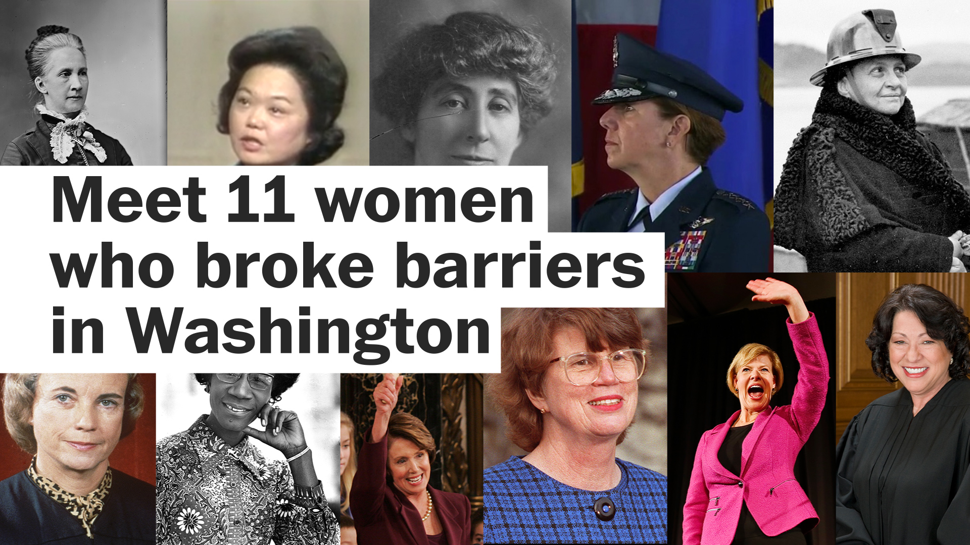 Women in Congress: From Jeanette Rankin in 1917 to more than 100 women in the House in 2019 - The Washington Post