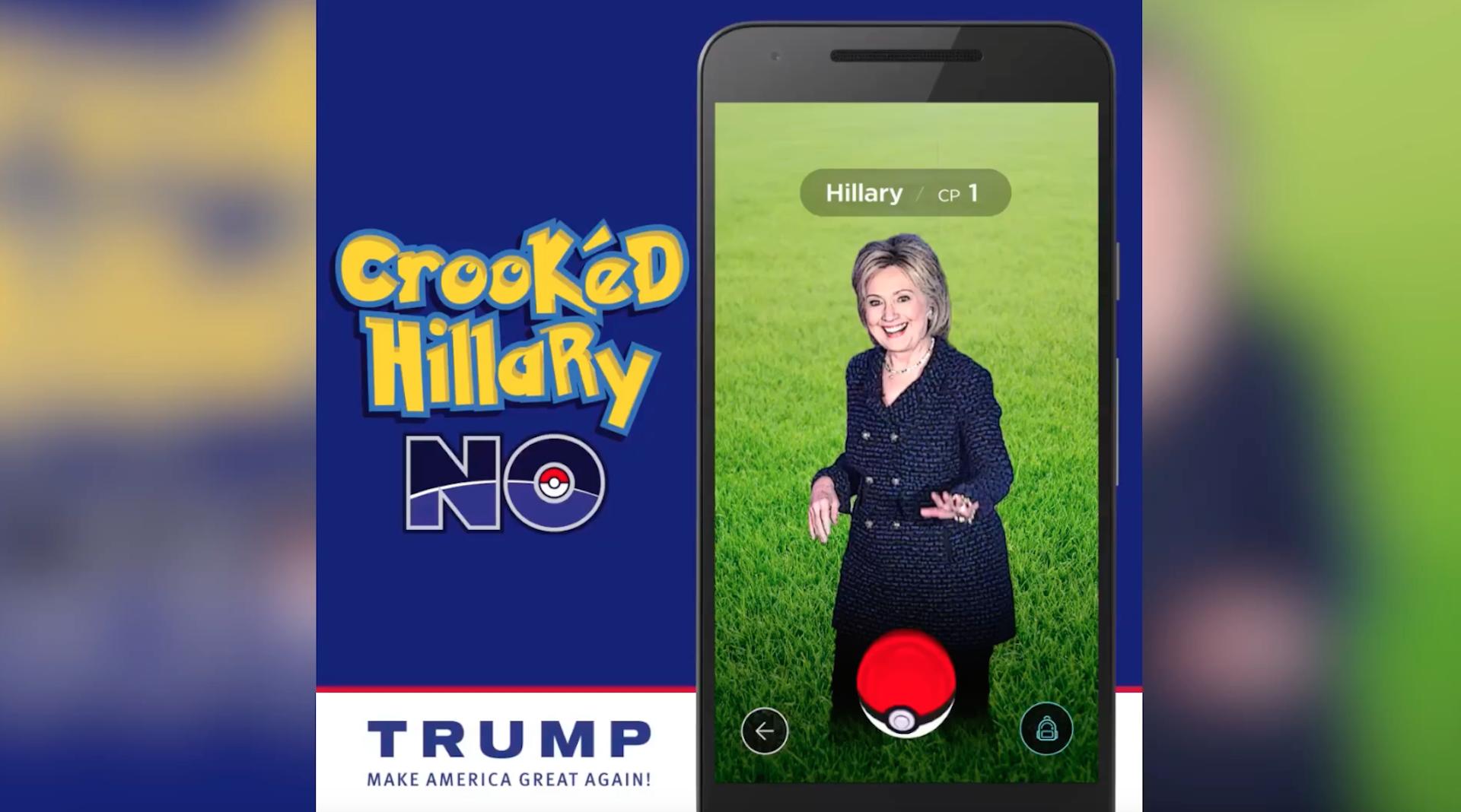 Trump Campaign Targets Clinton In Pokemon Go Themed Video The Washington Post