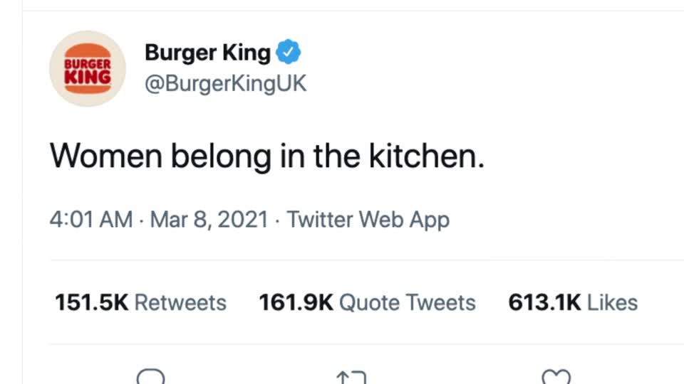 2021 03 09T003907Z 1 OVE38A2RV RTRMADC 0 WOMENS DAY BURGER KING TWEET 
