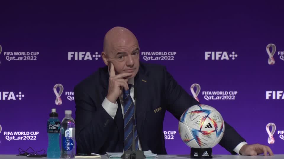 FIFA president Infantino suggests abused migrant workers in Qatar given  'dignity and pride