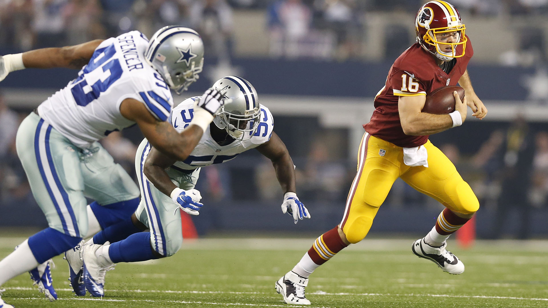 Washington Redskins vs Dallas Cowboys match report: Stand-in quarter-back  Colt McCoy leads Redskins to overtime win to end Cowboys' streak, The  Independent